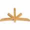 Ekena Millwork Alberta Rough Sawn Timber Gable Bracket, Western Red Cedar, 60"W x 38"H x 4"D x 4"F, 15/12 Pitch GBW060X38X0404ALB00RWR - alternate 5